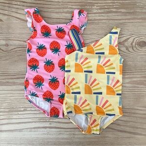 Hanna Andersson One Piece Swimsuits, Set of 2
